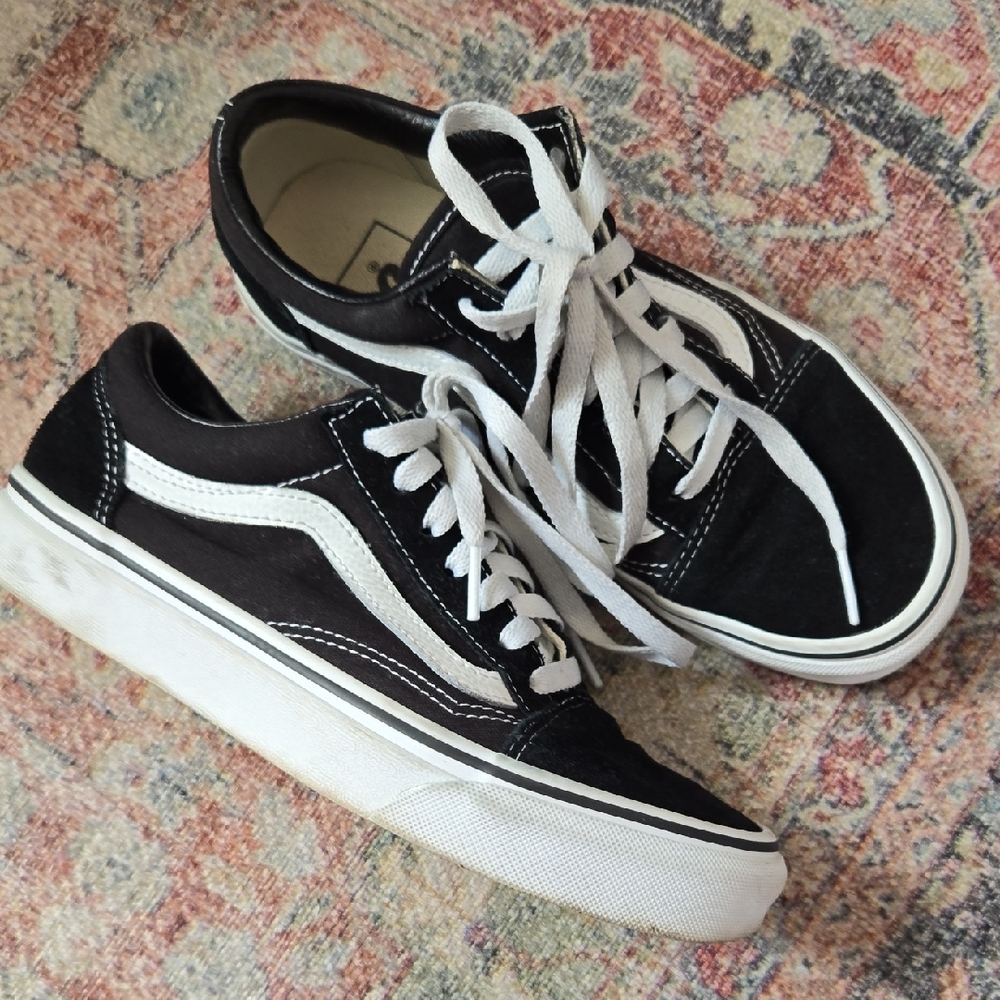 Vans Classic Black and White Low-Tops